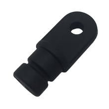 Ponteiras redondas e internas de 3/4 pol. para barco marinho metal preto da bimini top 2024 - compre barato