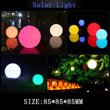 Solar Power LED Ball Lamp Color Changing/Steady RGB Light Rechargeable Pool Garden Decor Light Dropshipping 2024 - buy cheap