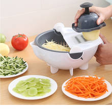 Rallador multifunción 9 en 1 para verduras, patatas, zanahorias, cebollas, con colador, cortador de verduras, cocina OK 1088 2024 - compra barato