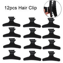 Pinzas para el pelo para salón de belleza, pinzas para el pelo, accesorios de peluquería, 12 Uds. 2024 - compra barato