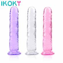 Erotic Soft Jelly Dildo Anal Butt Plug Realistic Penis Strong Suction Cup Dick Toy for Adult G-spot Orgasm Sex Toys for Woman 2024 - buy cheap