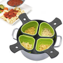 1Pcs Pasta Tools Foldable Silicone Colander Strainers Kitchen Strainer Spaghetti Net Cooker Basket Colander Kitchen Baking Tools 2024 - buy cheap