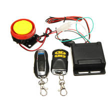 Sistema de alarme de segurança para motocicleta, com controle remoto, proteção contra roubo de bicicleta, scooter e moto 2024 - compre barato
