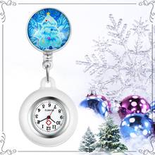 LANCARDO Fashion Christmas Tree Clip-on Fob Brooch Pendant Hanging Quartz Pocket Adjustable Watch For Medical Doctor Nurse Watch 2024 - buy cheap
