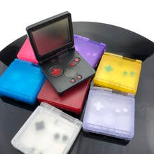 Carcasa completa transparente para consola de juegos GBA SP, carcasa para Nintendo Game Boy Advance SP 2024 - compra barato