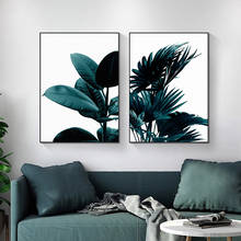 Green Flower Poster Wall Art Design Canvas Painting Modern Nordic Abstract Picture Nature Plant Poster and Print for Home Decor 2024 - buy cheap