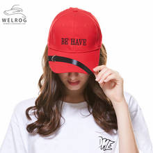 WELROG-gorra de béisbol bordada con letras bordadas para mujer, gorro con visera para el sol, ajustable, deportiva, Snapback, Primavera 2024 - compra barato