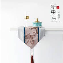 Cavalo padrão jacquard corredor de mesa clássico novo estilo chinês bandeira de mesa de alta qualidade retalhos tapel capa de mesa de jantar 2024 - compre barato