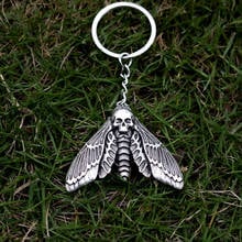 SanLan Witch Night Moth keychain Insect Jewelry 2024 - buy cheap