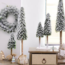 Enfeite de decoração para casa, cedro, pinheiro, decoração de árvore de neve em queda para natal, festa dentro de casa xx127 2024 - compre barato