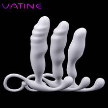 VATINE Male Anal Prostate Massager Anal Butt Plug Masturbation Sex Toys for Men Erotic Toys 2024 - buy cheap