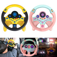 Toy Car Copilots Simulated Steering Toys Interactive Steering Wheel Light Baby Musical Electronic Vocal Toys for Birthday Gift 2024 - buy cheap