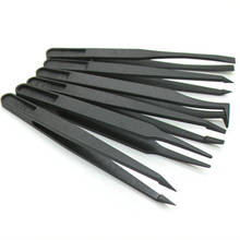 8pcs Anti-static Carbon fiber  Electronic Tweezers Kit ESD Plastic Forceps PCB Repair Hand Tools Set 2024 - купить недорого