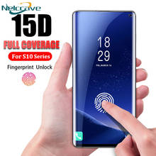 100 Pieces 15D Curved Full Coverage Tempered Glass For Samsung Galsxy S10 Plus S9 S8 S7 Note 10 Pro 9 8 Screen Protective Film 2024 - buy cheap