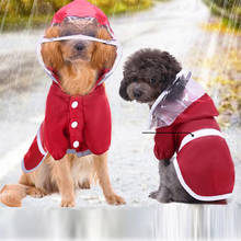 Pet Dog Raincoat The Dog Face Pet Clothes Jumpsuit Waterproof Dog Jacket Dogs Water Resistant Clothes for Dogs Pet Coat 2024 - buy cheap