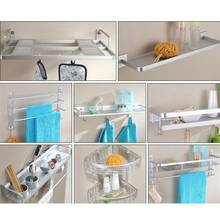 Space Aluminum Shower Glass Door Hook Free Hole Towel Rack Hanger Key Organizer 2024 - buy cheap