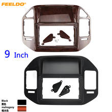 FEELDO Car Audio Radio 2DIN 9" Big Screen Fascia Frame Adapter For Mitsubishi V73 Pajero Dash Fitting Panel Frame Kit #HQ6750 2024 - buy cheap