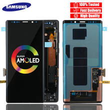 Tela lcd 6.4 pol. para smartphone samsung galaxy, original, amoled, montada em carcaça digitalizadora, atende aparelhos modelos note9, n960, n960f, display sensível ao toque 2024 - compre barato