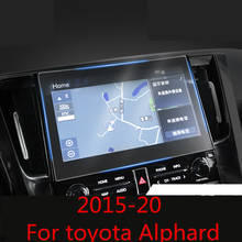 For toyota Alphard 2015-20 tempered film special navigation film LCD HD display protective film explosion-proof film Accessories 2024 - buy cheap
