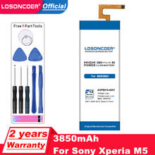 LOSONCOER 3850mAh AGPB016-A001 Li-Polymer для Sony Xperia M5 Battery M 5 E5603 E5606 E5653 E5633 E5643 E5663 E5603 E5606 2024 - купить недорого