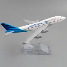 1/400 Scale Aircraft Boeing 747 Garuda Indonesia 16cm Alloy Plane B747 Model Toys Children Kids Gift for Collection 2024 - buy cheap