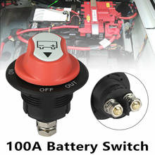 New 100A Battery Isolator Disconnect Cut Off Switch Safe for Marine Car Truck Boat RV ATV 2024 - buy cheap