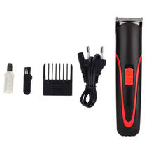 Electric Hair Clipper Hair Clipper Rechargeable Facial Shaver Wireless Haircut Men's Beard Trimmer EU Plug(Red) 2024 - buy cheap