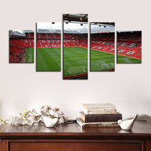 Print Painting Canvas 5 Pieces/Pcs Famous Football Field Sports Stadium Kids Room Decor Wall Art Modular Picture Frame Poster 2024 - buy cheap