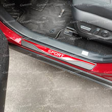 For Kona Escape Focus Fiesta Door Sill Trim Car Sticker Scuff Plate Pedal Protector Accessories Styling 2018 2020 2019 2022 2021 2024 - buy cheap