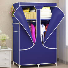 Bedroom Multipurpose Non-woven Solid Wardrobe Cabinet Furniture Fold Portable Cabinet Dustproof Cloths Storage Organizer Shelf 2024 - buy cheap
