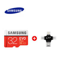Высокоскоростная карта Micro SD SAMSUNG EVO Plus, 64 ГБ, класс 10, U3, 4K, карта памяти 128 ГБ, карта флэш-памяти 256 ГБ, карта Micro sd 2024 - купить недорого