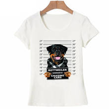 Camiseta estampada para mulheres, manga curta, casual, desenho, estampa de cachorro, camisetas para mulheres, 2024 - compre barato
