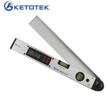 0-225 Degree Digital Angle Finder Gauge 400mm Tester Goniometer Electronic Protractor Inclinometer Meter Level Tool Ruler 2024 - buy cheap