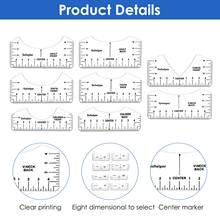 T-Shirt Alignment Ruler For Guiding T-Shirt Design Fashion Rulers With Size Chart DIY Drawing Template Craft Tool Drafting 2024 - buy cheap