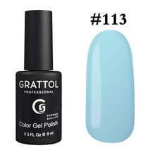 GRATTOL Professional 9ml Gel Polish  #113 Varnish Semi Permanent Vernis Soak Off Nail Art UV Gel No Wipe Top Coat UV LED Gel 2022 - buy cheap