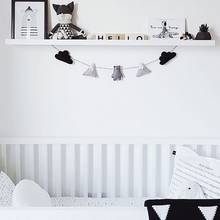 Lovely Cloud Garland Baby Room Party Banner Nursery Hanging Wall Decor Christmas Best Gifts Baby Shower Bunting Nordic Ornament 2024 - buy cheap