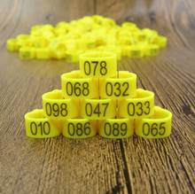 100 Pcs/lot Number 0-100 Farm Chicken Mark Distinguish Foot Ring For Pigeon Chicken Duck Foot Ring 8mm E11471 2024 - buy cheap
