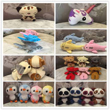 10 Uds. Mix Designs, Animal de peluche de juguete, pingüino pequeño, tiburón, muñeco de perro 2024 - compra barato