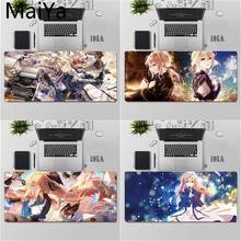 Maiya-mouse pad de alta qualidade violeta, anime, jardim, bloqueio com borda, frete grátis, mousepad grande 2024 - compre barato