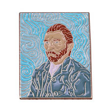 Vincent Van Gogh Self Portrait Badge Classic Art Decoration For Jackets Backpack 2024 - buy cheap