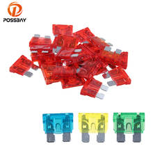 POSSBAY 10Pcs Blade Fuse Assortment Auto Car Motorcycle SUV Fuses 10A/15A/20A/25A/30A Universal Auto Fuses Blade 2024 - buy cheap