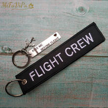 MiFaViPa 2 PC Kiss Me Before Flight Keyring Flight Crew Keychain Fashion Trinket Embroidery Key Chain for Men Gift Black Keyring 2024 - buy cheap