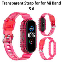 Pulsera para Xiaomi Mi Band 6 y 5, repuesto de correa deportiva, para Huami Amazfit, Mi Band 5 y 6 2024 - compra barato