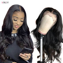 30 32 inch Long Body Wave Wig Brazilian T Part Lace Front Human Hair Wigs For Black Women 250% Middle Part Wig Pre Plucked Remy 2024 - buy cheap