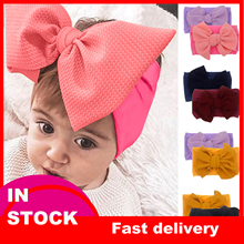 30# Baby Headband Elastic Turban Hairband Bows Kids Baby Girl Headbands Hair Bands For Baby Girls Haarband Hair Accessories 2024 - buy cheap