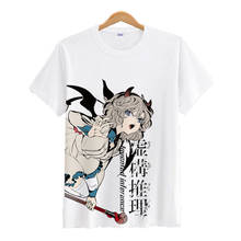Invented Inference Anime Tshirt Harajuku Cartoon Tops Summer Streetwear Short Sleeve Women T Shirt Plus Size Couple Clothes 2024 - buy cheap