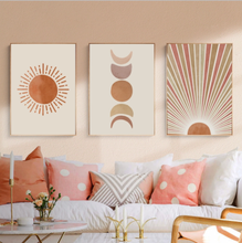 Abstract Landscape Sun and Moon Scene Boho Canvas Prints Painting Wall Art Pictures Posters for Living Room Home Decor No Frame 2024 - buy cheap