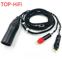 Cable de actualización de auriculares balanceados XLR macho de 4 pines para HD600, HD650, HD525, HD545, HD565, HD580, HD6XX 2024 - compra barato