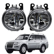 2 X Car Styling LED Fog Light  For Mitsubishi PAJERO 4/IV V8_W V9_W 2007 2008 2009 2010 2011 2012 2013 2014 2015 2024 - compre barato