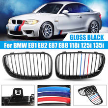 2Pcs Front Bumper Kidney Grilles For BMW E81 E82 E87 E88 118i 125i 1 Series 2007 - 2013 Gloss Matt Black M Color Car Styling 2024 - buy cheap